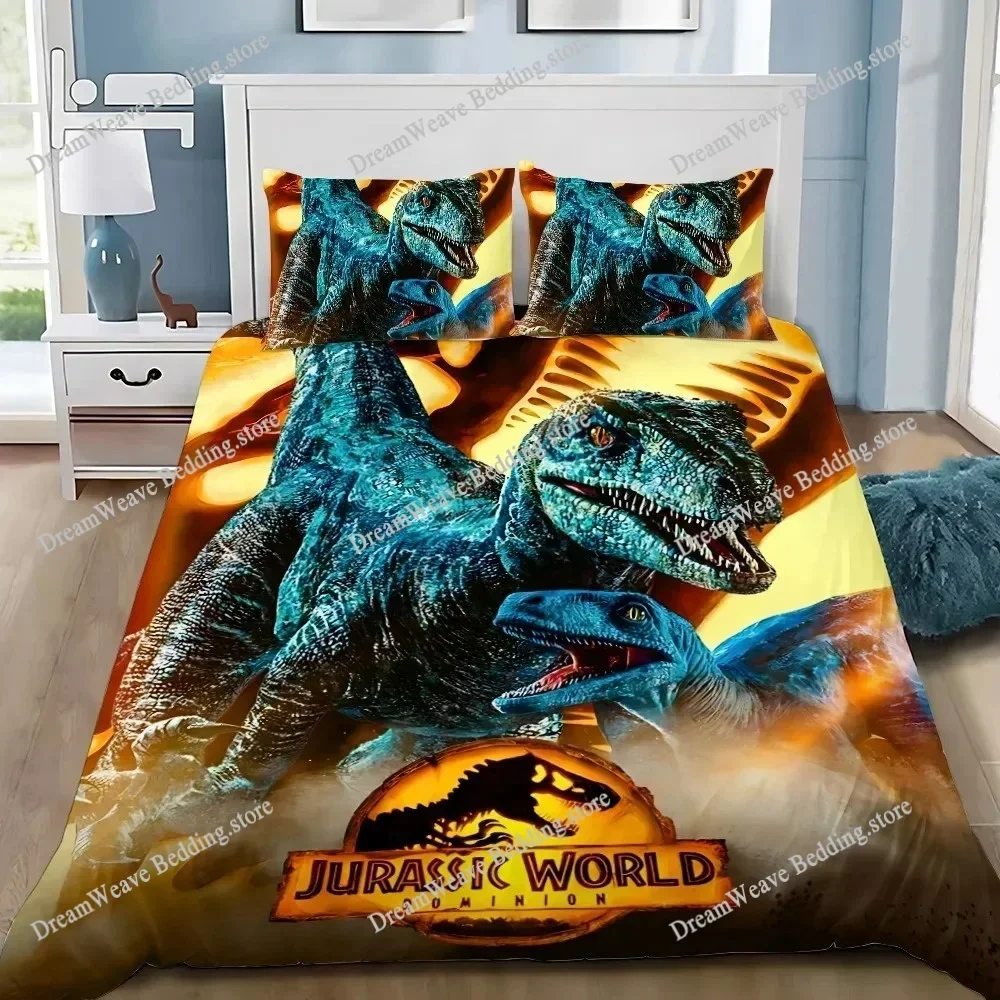 Duvet Cover Jurassic Dinosaur Park World 3D Exquisite Print Bedding Set Comforter Bed Youth Home Decor Kids Girls Boys Gift59296