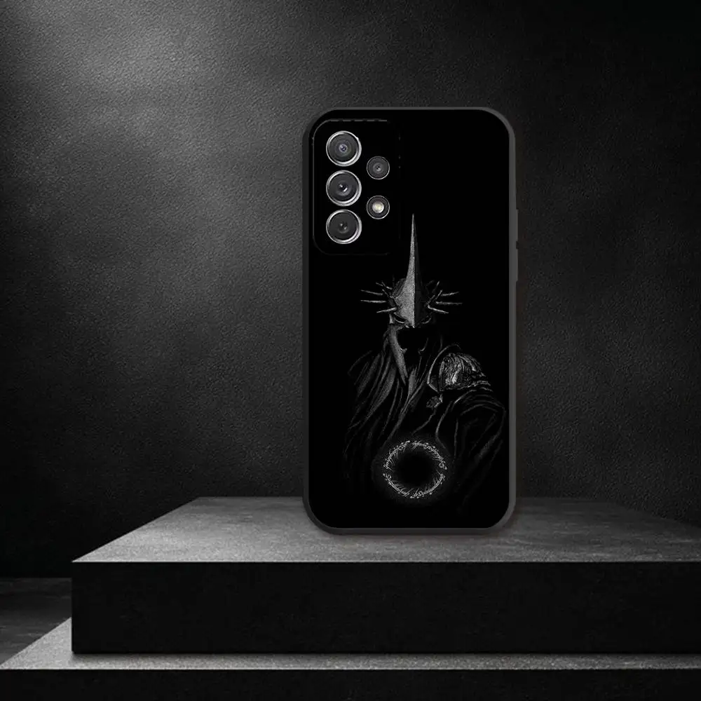 Coque de téléphone les seigneurs des anneaux R, étui souple noir pour Samsung S 25,24,23,22,30,21,10,9,Ultra,Plus,Lite,FE,4,5G