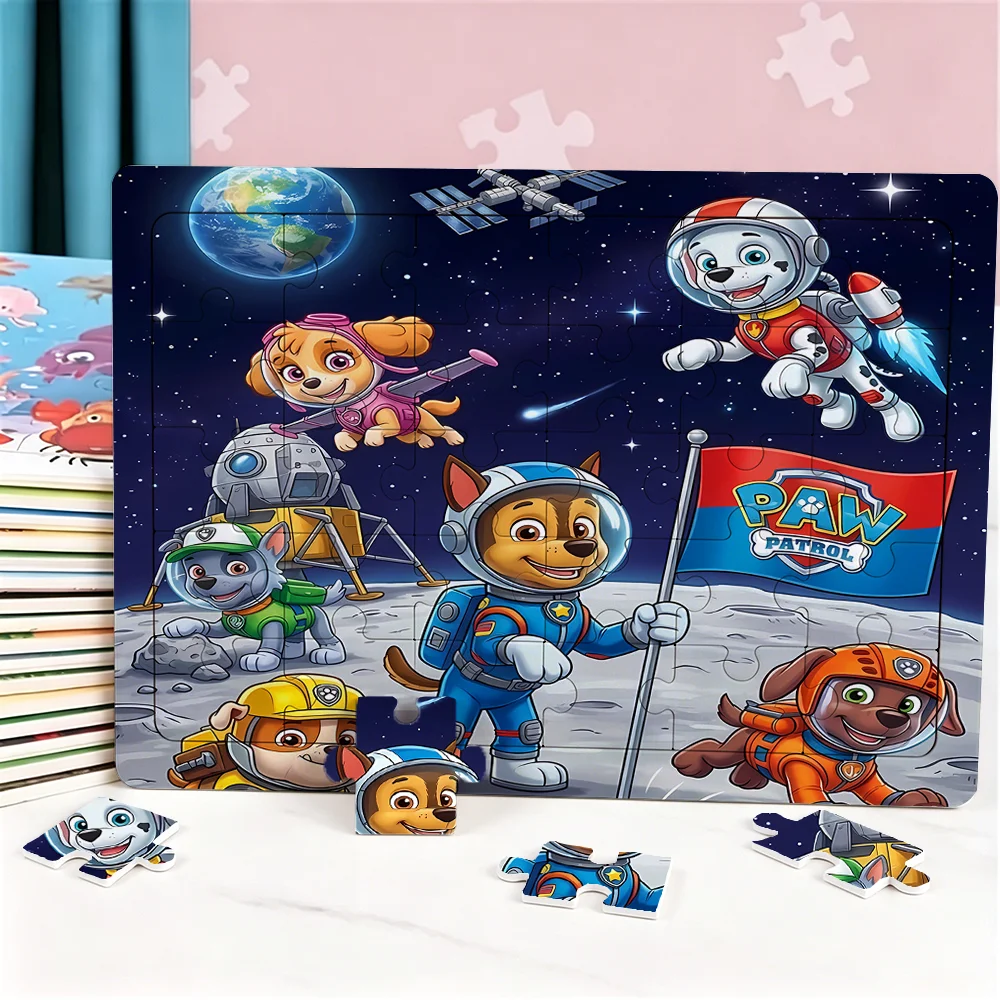 

New PAW Patrol 25 Piece Puzzle Anime Cartoon Jigsaw Puzzle Educational Toys Kids 3-6 Years Old Educational Toy Cute Puzzles Gift