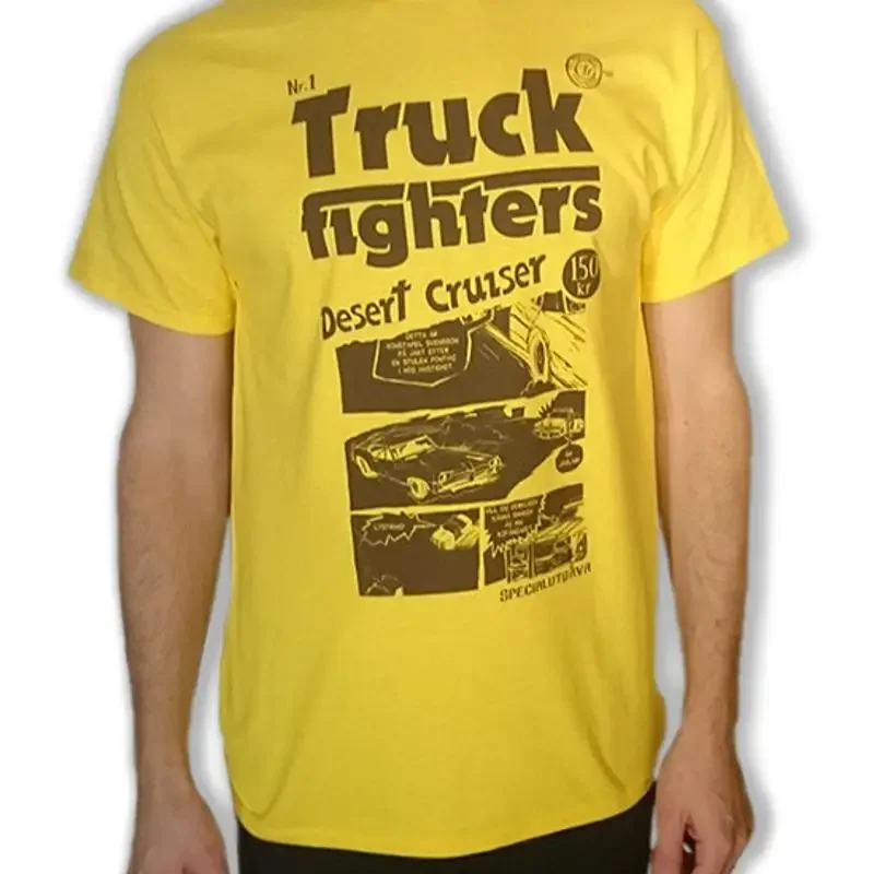 Truckfighters 'Desert Cruiser' Yellow T Shirt üî KYUSS FU MANCHU CLUTCH RED FANG