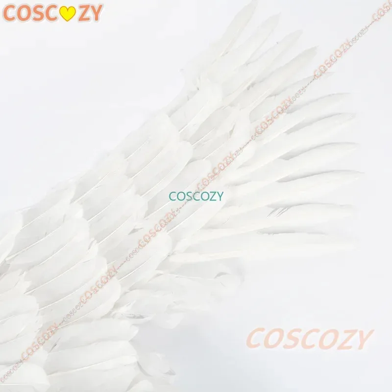코스프레 날개 천사 악마 56cm 흰색/55cm 검은색 날개 콘 파티 코스프레 소품 성인용 애니메이션 날개