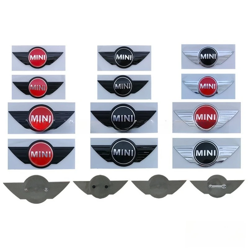 Emblema Adhesivo para Parrilla Delantera y Trasera de Coche, Accesorio para Mini Cooper F54 F55 F56 F57 F60 R50 R52 R53 R55 R56 R57 R