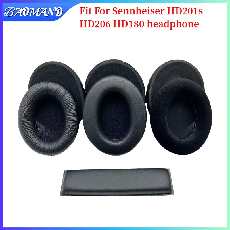 

BAOMAND Replacement Earpads For Sennheiser HD201s HD206 HD180 Ear Cushion / Headphone Ear Pad