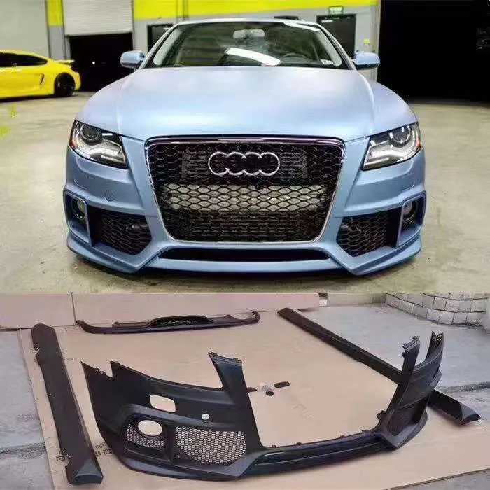 BETTER Factory Price car Bodykit for Audi A4 A4L 8KH B8 To Caractere Style front bumper rear lip side skirts