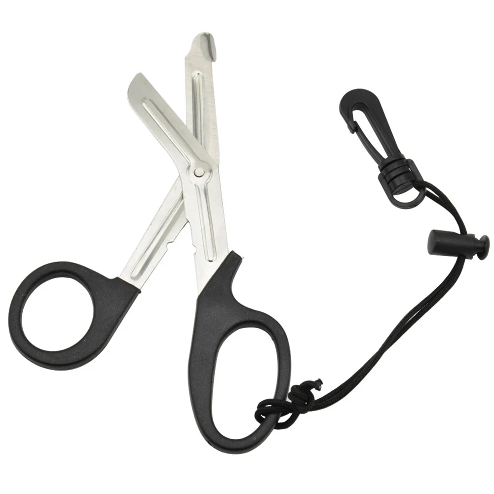 Tool Scissors Shear Strong Hardness Underwater 420 Stainless Steel Diving Scissors Escape Tool Line Cutter Scuba