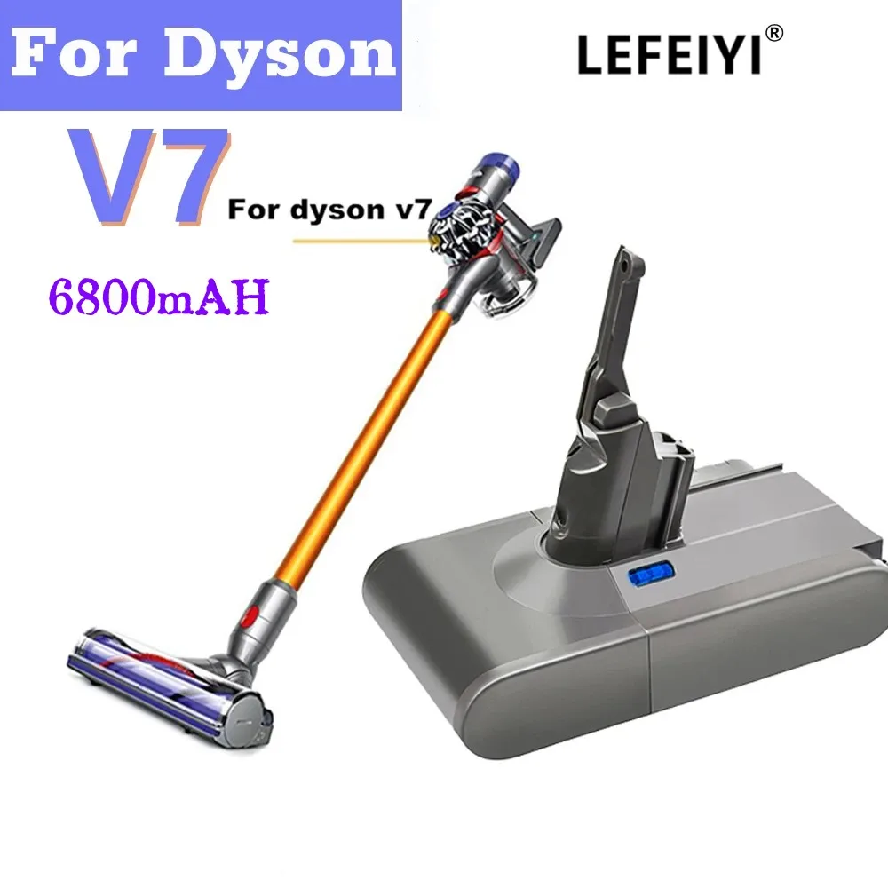 

Аккумулятор для пылесоса Dyson V7/SV11/v7 животные аккумулятор, литий-ионная батарея 6800 мАч