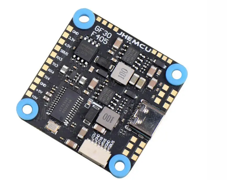 Flight controller JHEMCU GF30F405 ICM F405 F4 30x30MM STM32F405RGT6 chip ICM-42688-P/Gyro/Accel 3-8S Blackbox: 16M OSD BEC 5/10V