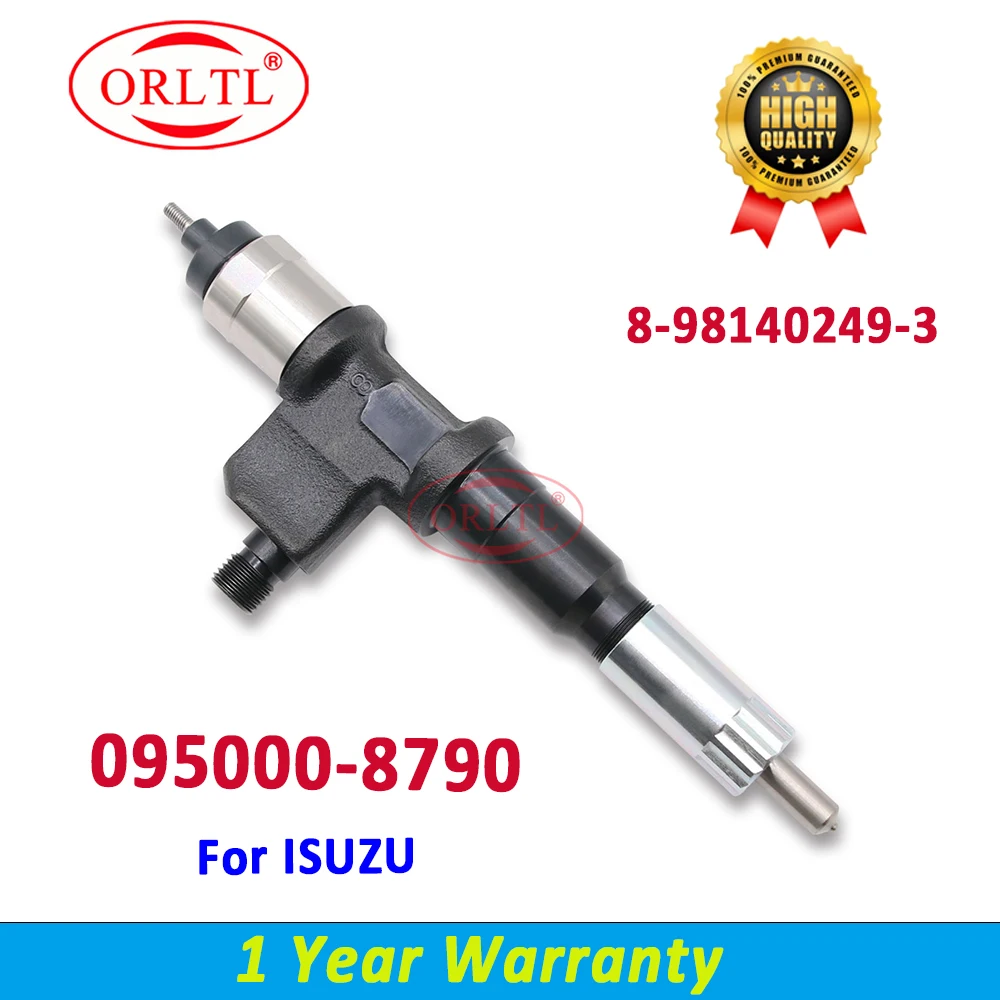 ORLTL 095000-8790 Fuel Injector 8981402493 Common Rail Injection Fuel Injector 0950008791 for ISUZU GIGA 6UZ1