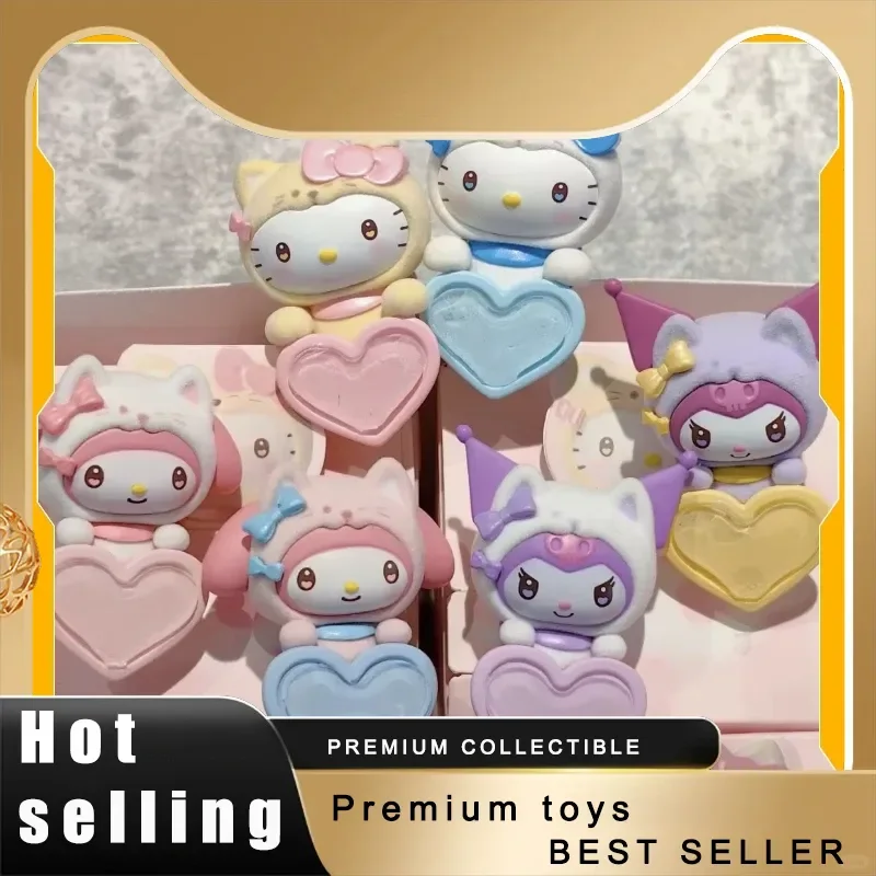 

Sanrio Hello Kitty Guardian Meow Hipper Series Blind Box Genuine Cute Mini Collection Desktop Ornament Fashion Trend Gift