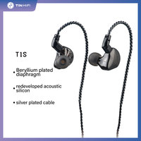 TINHIFI T1S is a high-fidelity, in-ear portable earphone with a 10mm beryllium-coated driver and interchangeable cables. It is d