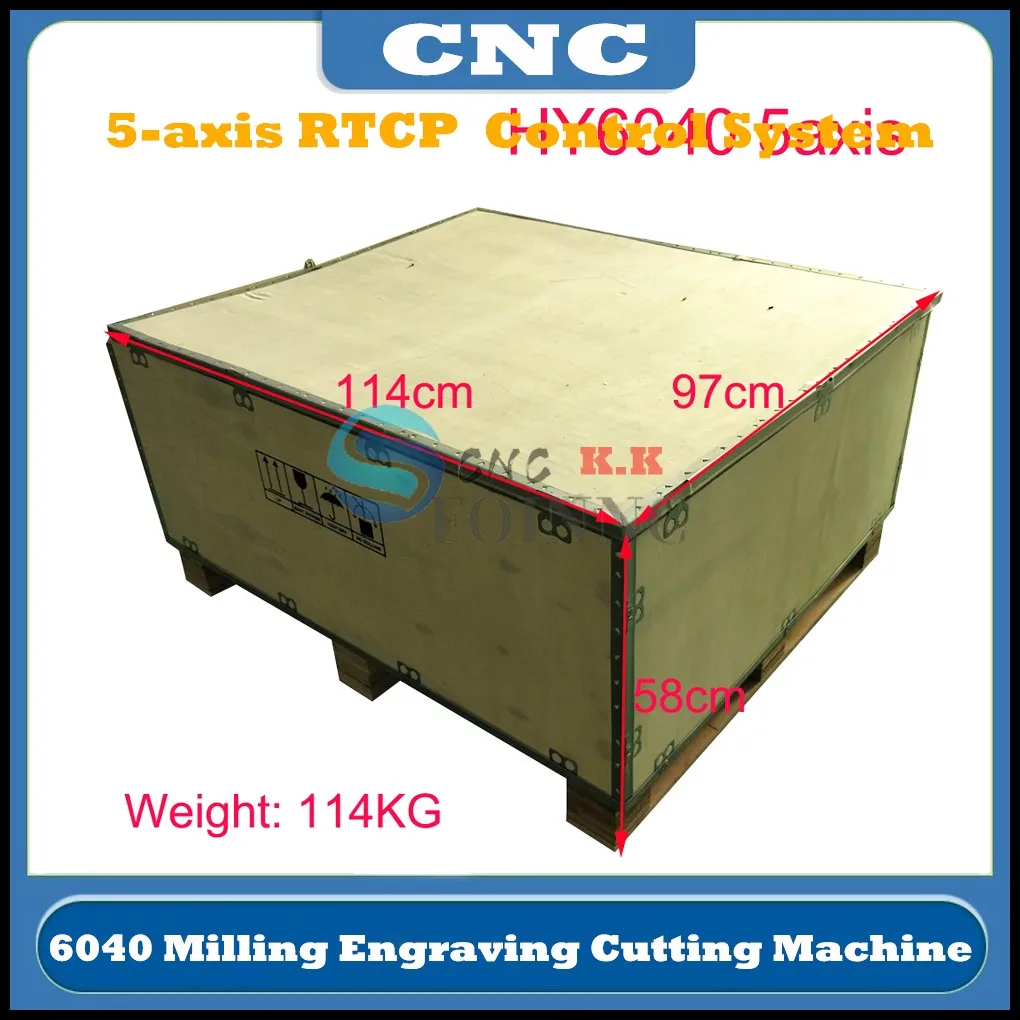 5 assi CNC 6040 porta di rete Router fresatura di metalli macchina da taglio per incisione 220V/110V tavola rotante scheda di controllo del ciclo