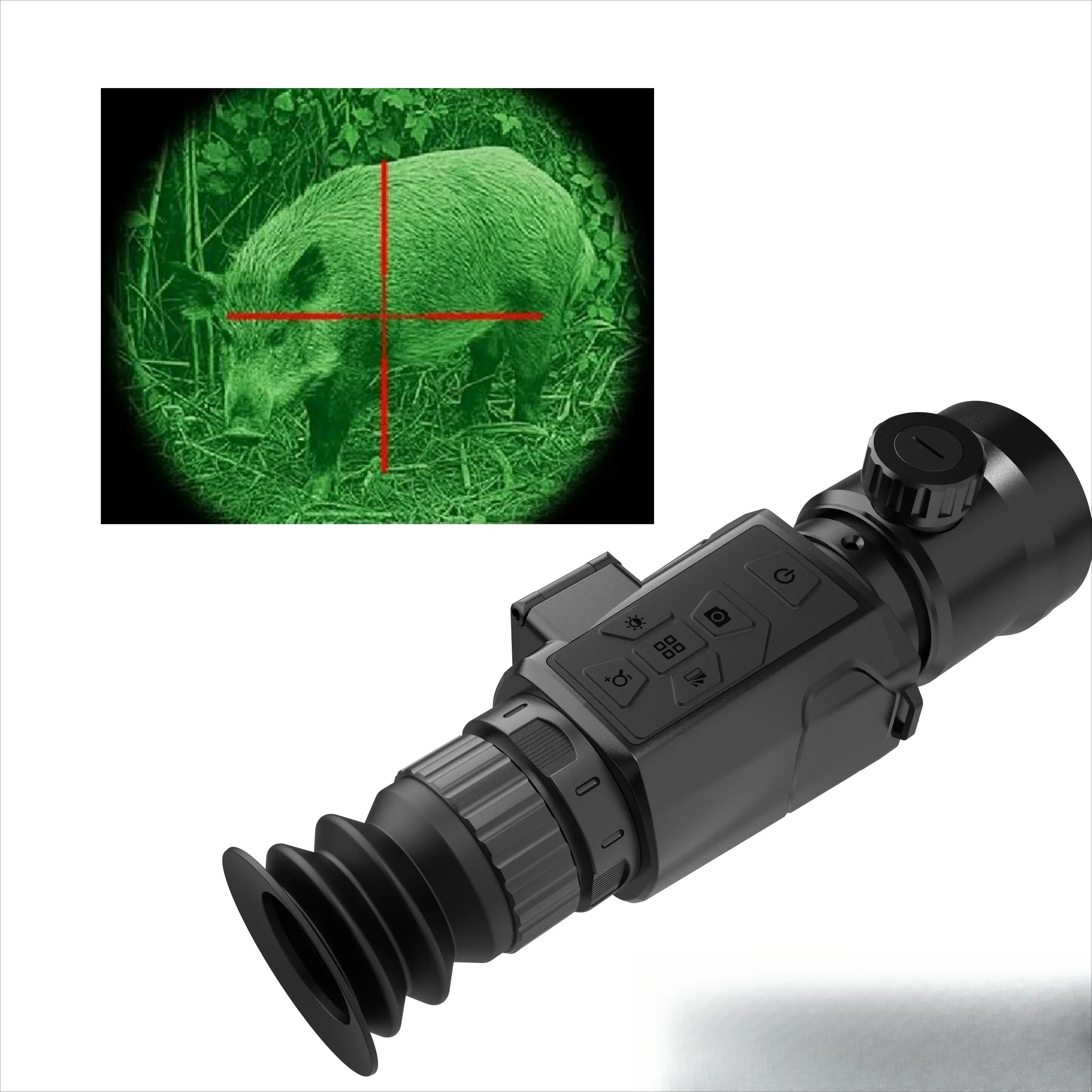 HTI C18/19 384x288 Night Vision Long Range Hunting Thermo Scope Thermal Imaging 54mm Thermal Imaging Infrared Monocular