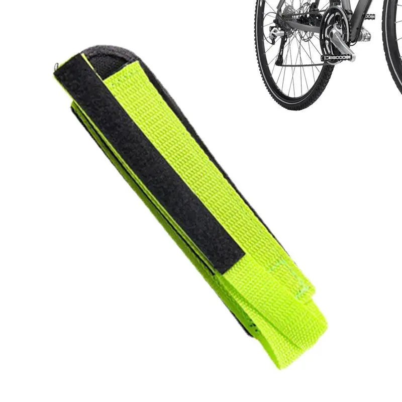 Cycle Toe Straps 2PCS Footrest Strips Adjustable Cycling Adhesive Pedal Toe Clip Strap Belt Double-sided Adhesive Tape For Fixed