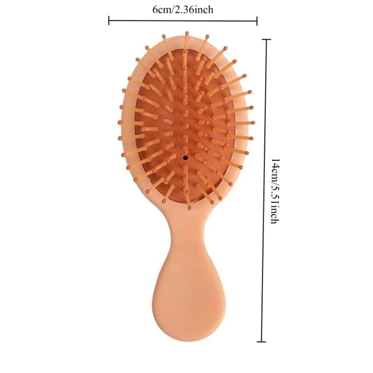 مشط وسادة هوائية معكرون محمول للفتيات والطلاب، وسادة هوائية صغيرة للتدليك، مشط شعر منزلي، منتج تجميل