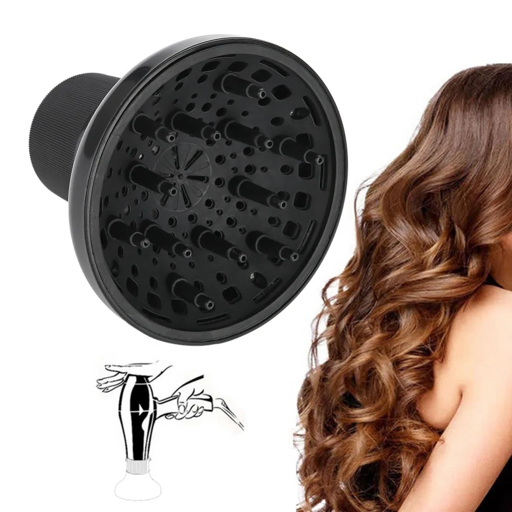 Volumizing Hair Dryer Diffuser Professional Lightweight Hairdryer Diffuser Universal Finger Diffuser Diffuser Attachment