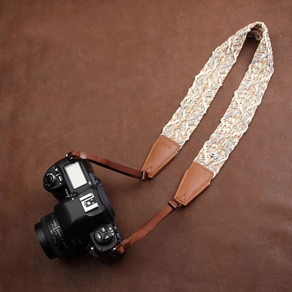 Micro Single Photography Shoulder Strap Woven Camera Strap Adjustable Cross Body Digital SLR Camera Lanyard Neck Straps