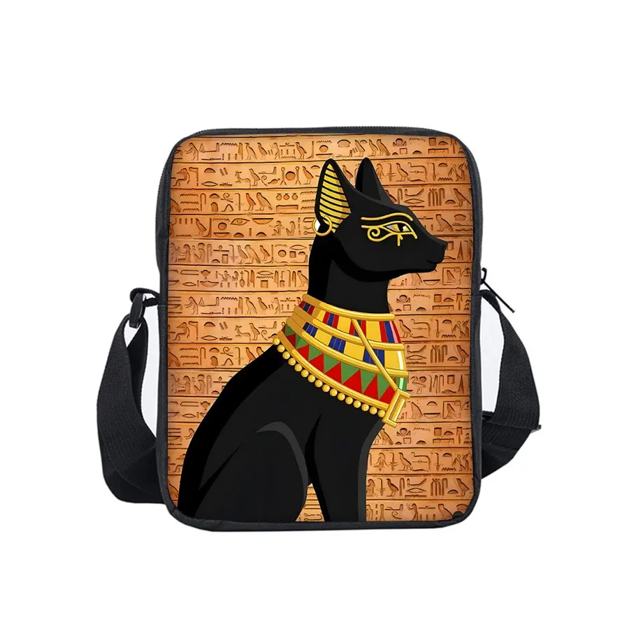 

Односторонняя сумка-мессенджер с кошачьим узором для мальчиков и девочек, детские лучшие подарки, повседневная сумка через плечо с 3D мультяшным рисунком