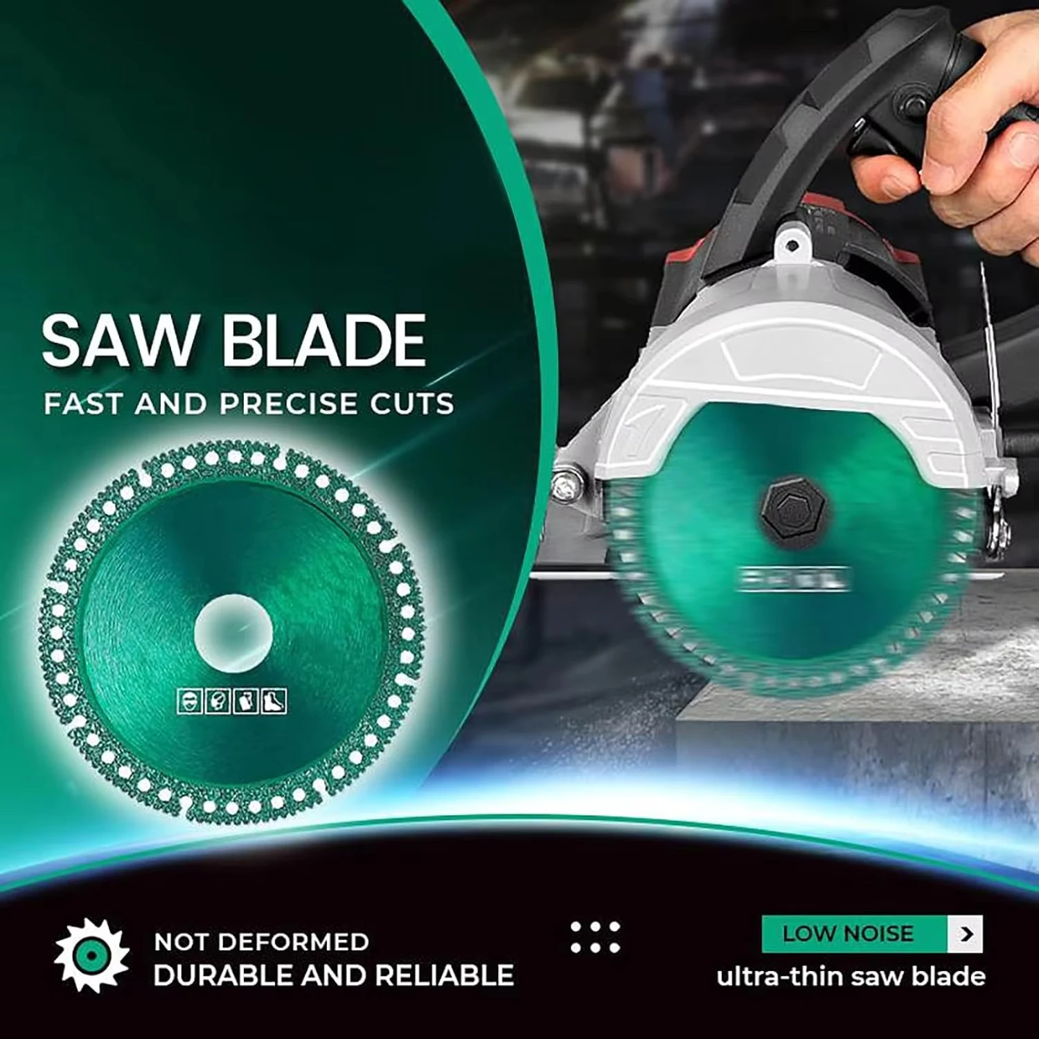 1/3Pcs Diamond Saw Blade Cutting Disc Composite Multifunctional Cut Saw Blade Tile Rock Plate Marble Saw Blade for Angle Grinder