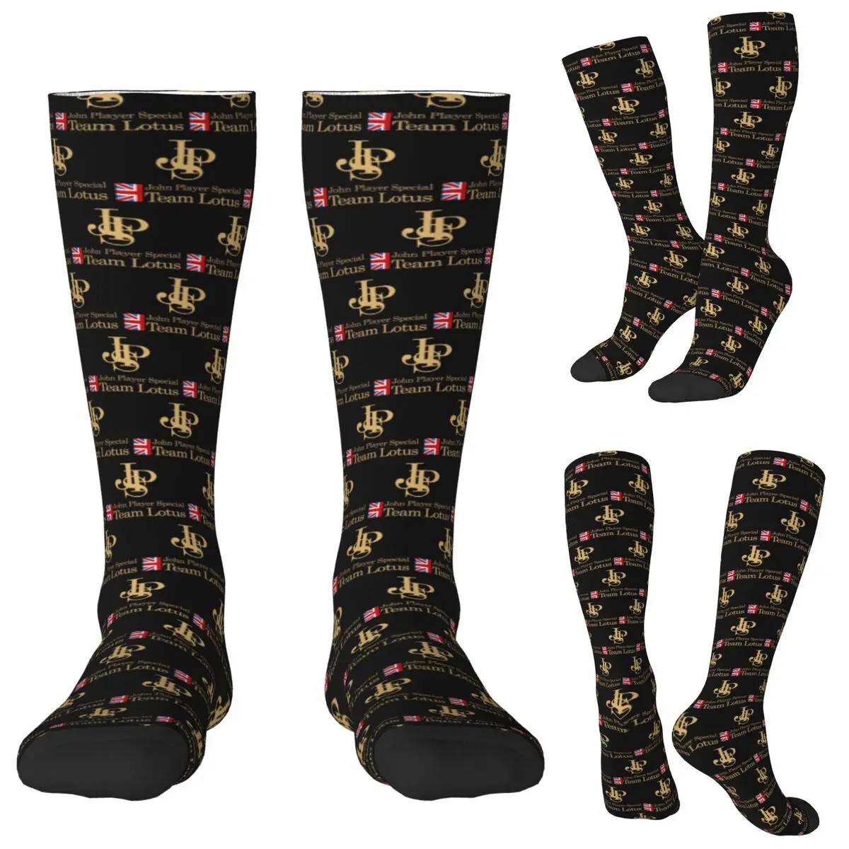 

JPS John Player Special Team8 Socks Harajuku Stockings All Season Long Socks Accessories for Unisex Gifts