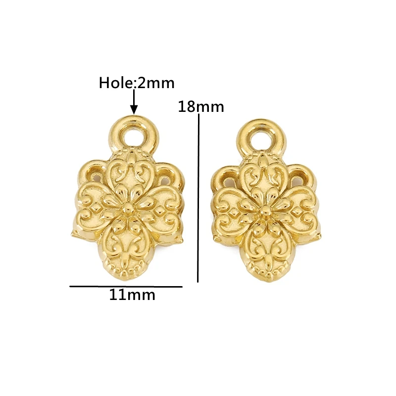 3pcs Lipstick Rabbit Conch Lovers Charms Pendants