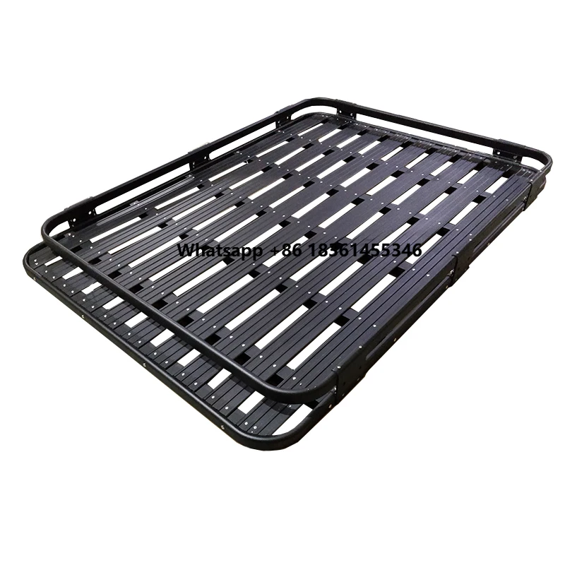 Maiker Car Roof Rack Rail for wrangler JK Luggage Carrier Aluminum 4 Doors Auto 4x4 Offroad Accessories