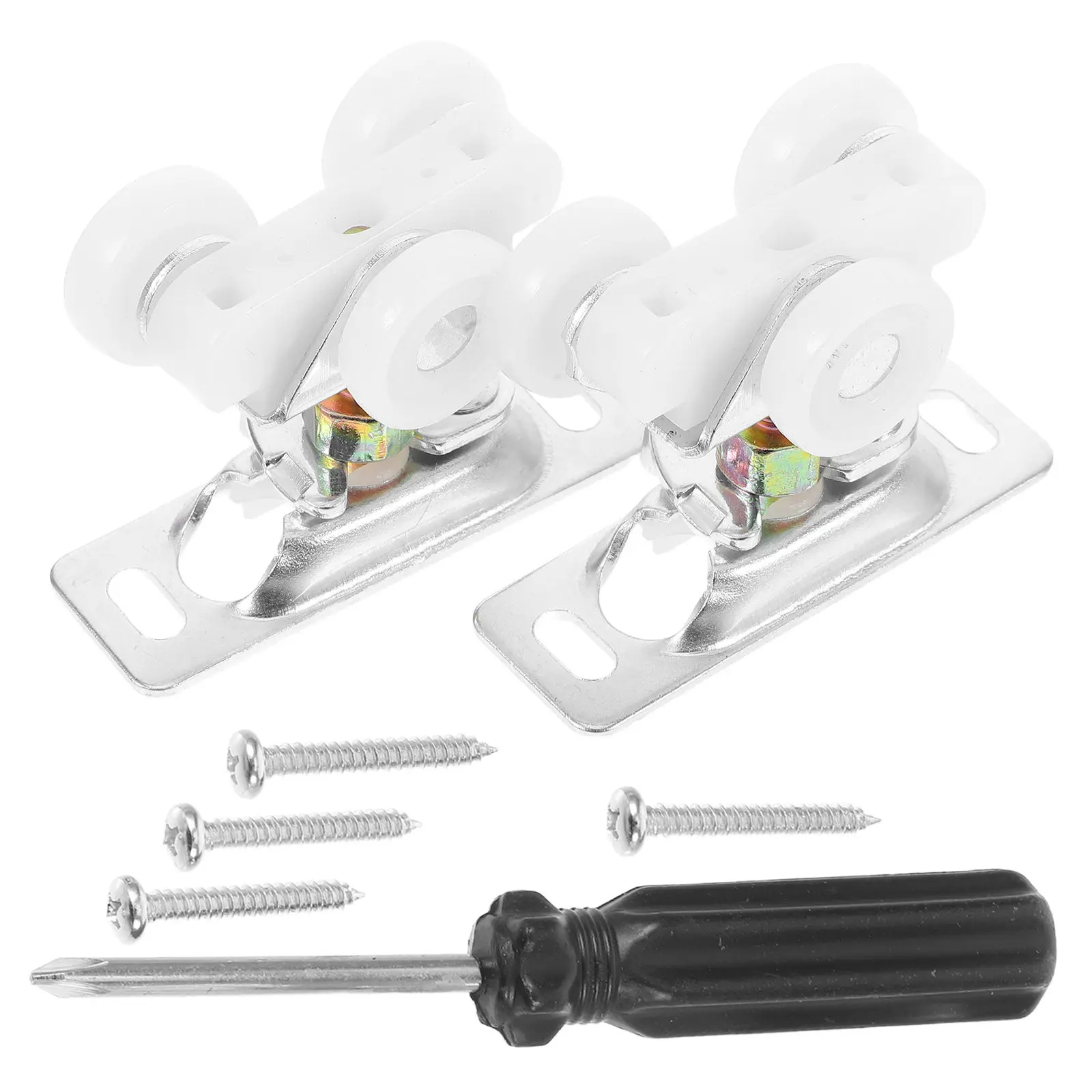 

1Set Rv Door Wheel Assembly Replacement Sliding Door Rollers for Camper Motorhome Sturdy Glide Mechanism Hardware Kit