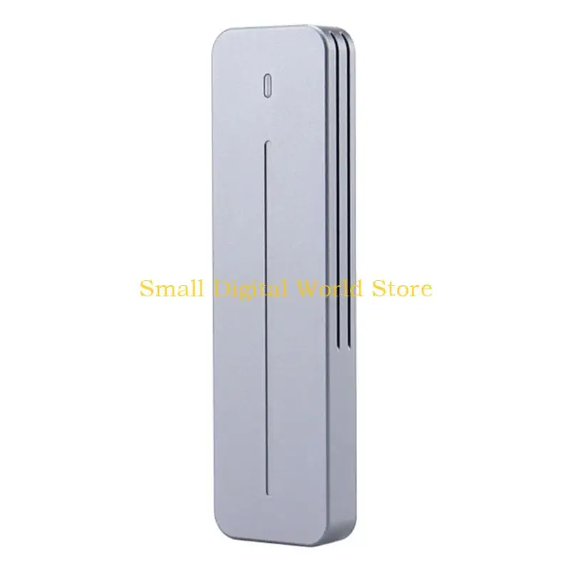 77UB M.2 SSD Case NVMe 10Gbps M.2 Enclosure Dual-protocol M.2 SSD Adapter Tool Aluminum Box for 2230 2242 2260 2280