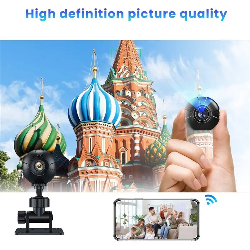 Daily Sale Wireless Wifi Security Camera Mini Outdoor Family Night Vision