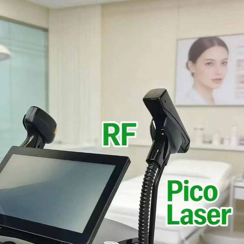

Safe & Long Lasting 4 In 1 Beauty Device DPL RF Diode Pico Laser for Painless Salon Hair Removal Tattoo Removal & Skin Care