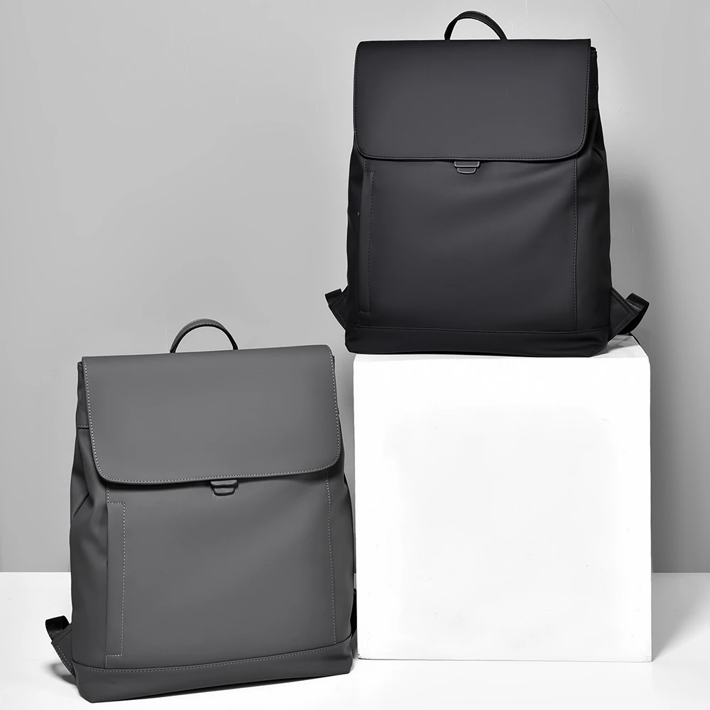 

16inch Urban Men Business Backpack Fashion PU Rucksack High Quality Large Capacity Multi-function Laptop Backpacks Schoolbag