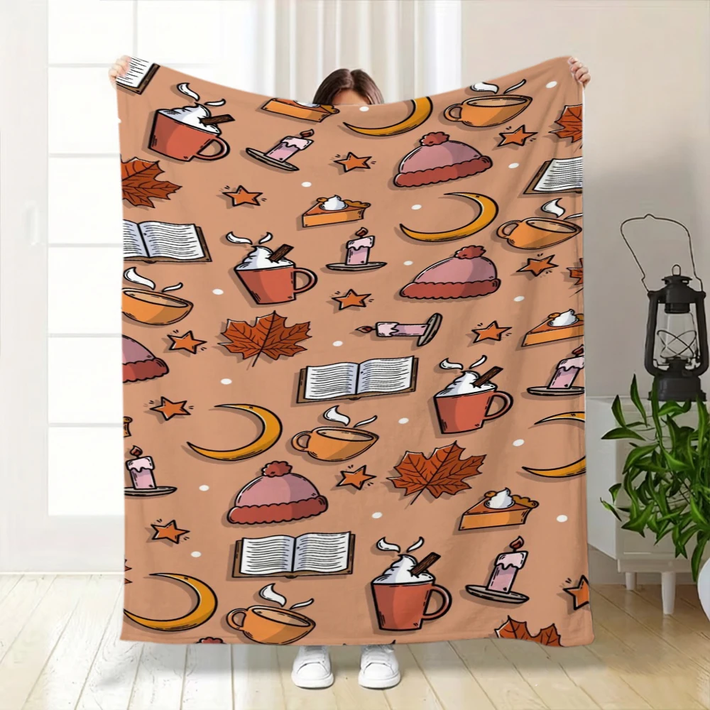 Modern Minimalist Quote Graphic Ultra Soft Plush Couch Cover Throw Warm Accent For Coffee Shop Office Store