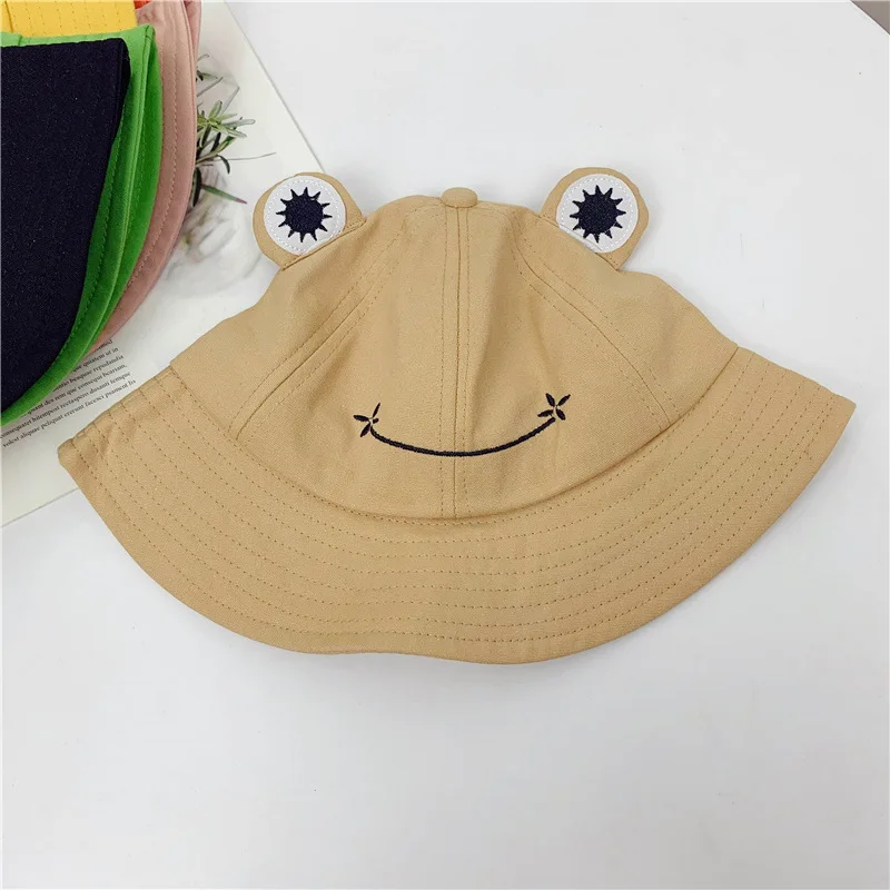 Cartoon Cute Frog Eyes Fisherman Hat Children Act Cute Parent-child Visor Spring and Summer Leisure Student Basin Hat