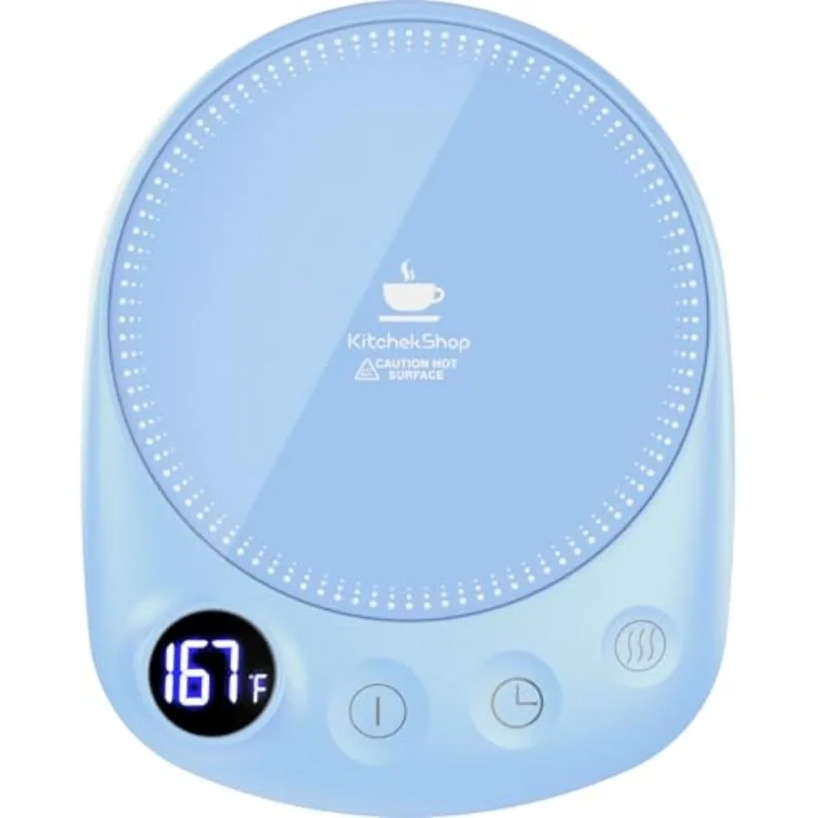 

Coffee Mug Warmer - Fastest Heating and Highest Temperature Coffee Cup Warmer for Desk Auto Shut Off 4 Temp Settings and 1-12H