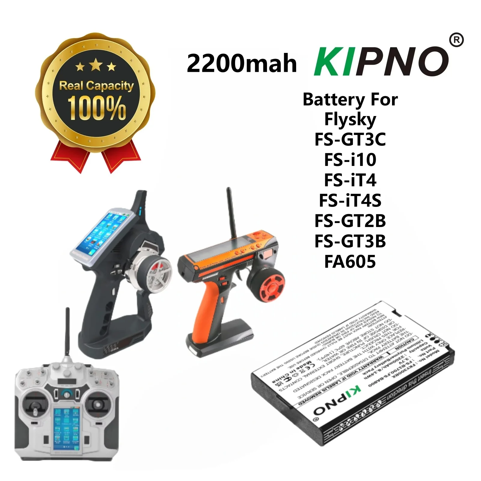 Remote Controller 2200mAh/8.14Wh Battery For Flysky FS-B1700  FS-BA800 FS-GT3C  FS-i10  FS-iT4  FS-iT4S  FS-GT2B  FS-GT3B  FA605