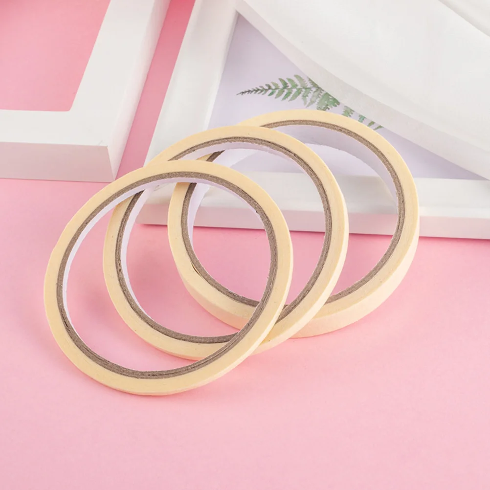 

18 Rolls Nail Polish Masking Tape Nail Art Adhesive Durable White Color Separation Tape Portable for Professional Salon Home