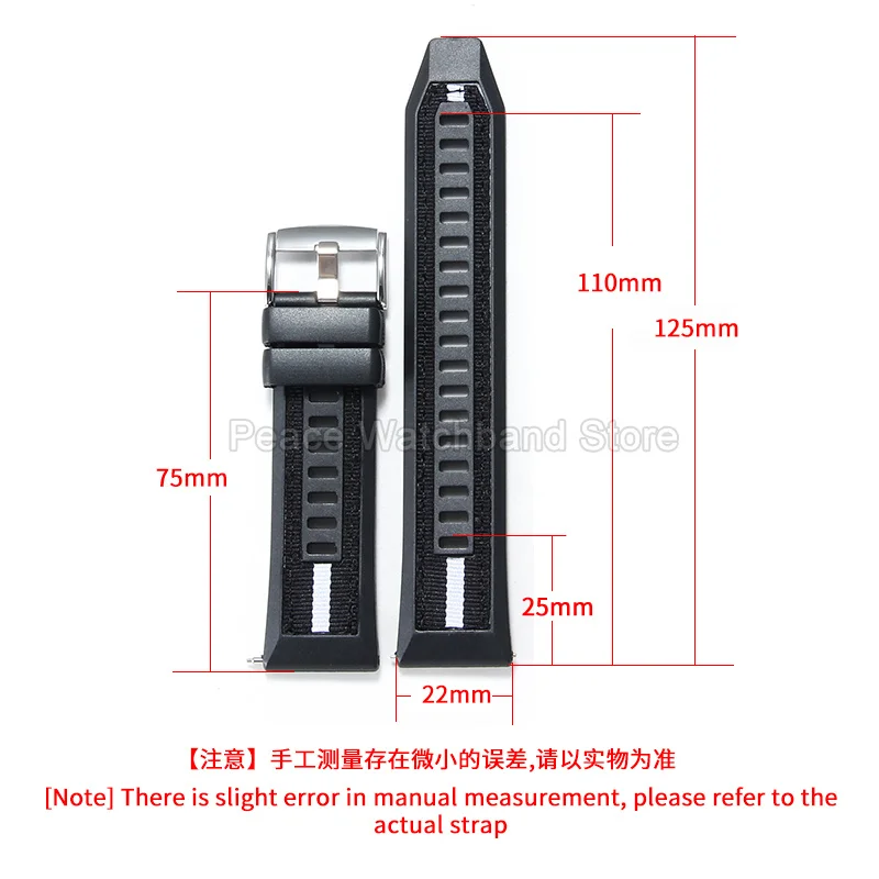 22mm Sweat‑proof Ventilated Hole Layout Lightweight Silicone Watchband for Honor Watch4 Amazfit Bip5/GTR3 HUAWEI WATCH GT6/GT4