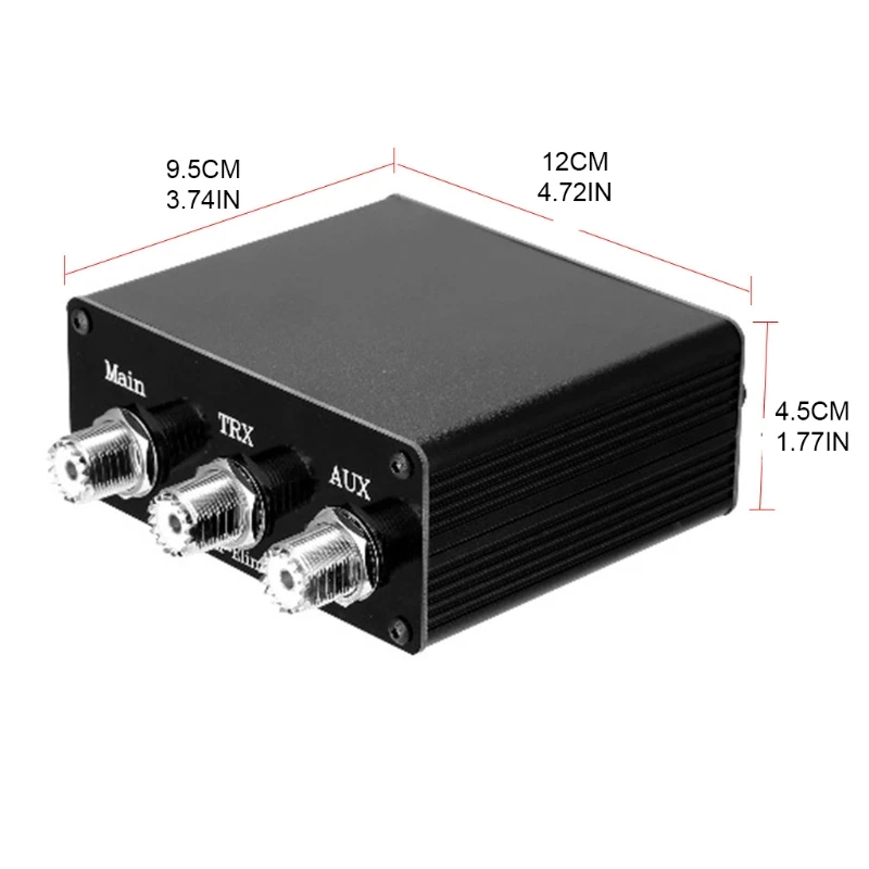 ipiip PLZ-Q Rm Eli-minator X-Phase 1-30 MHz Vỏ ngoài hợp kim nhôm điều khiển P tích hợp