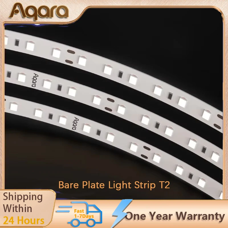 

Aqara Bare Plate Light Strip T2 LED Strip Light 10W 3000K/3500/4000K Lamp Tape DIY TV Mirror Backlight Kitchen Night Lighting