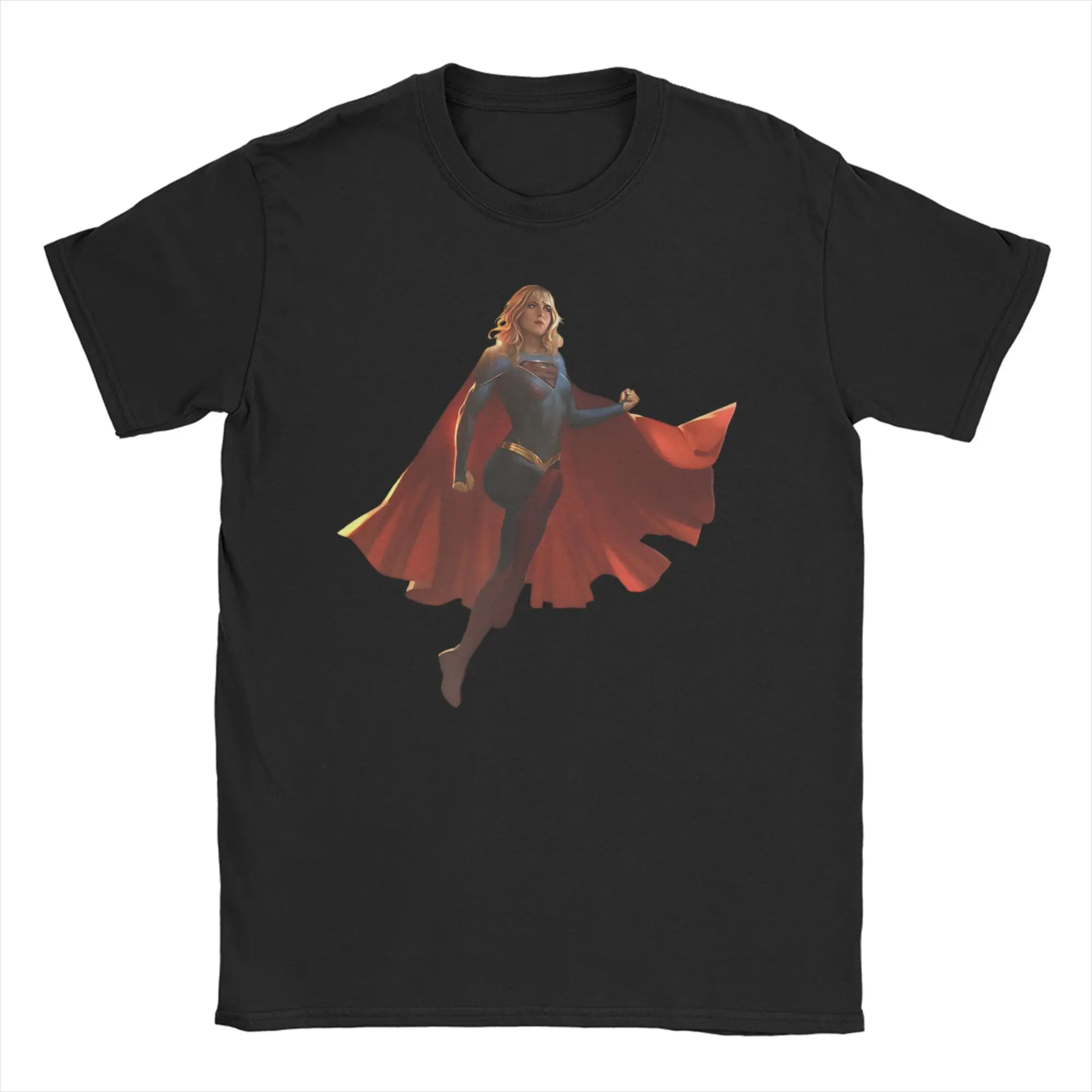 T-Shirt pour hommes, Super-girls Hope, help, & compassion, en coton, à manches courtes, col rond, vêtements grande taille