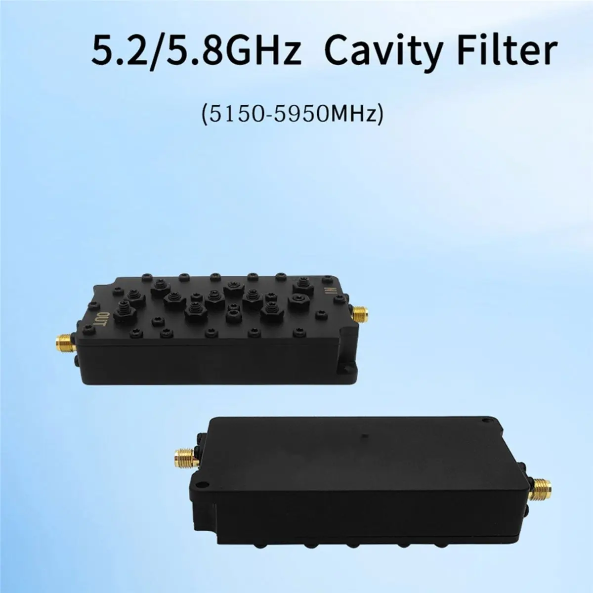 Y2434A~!#5.2GHz//5.8G Indoor Bandpass 100MHz Filter Cavity Filter WIFI Network Filter FPV Drone Use 5.2G
