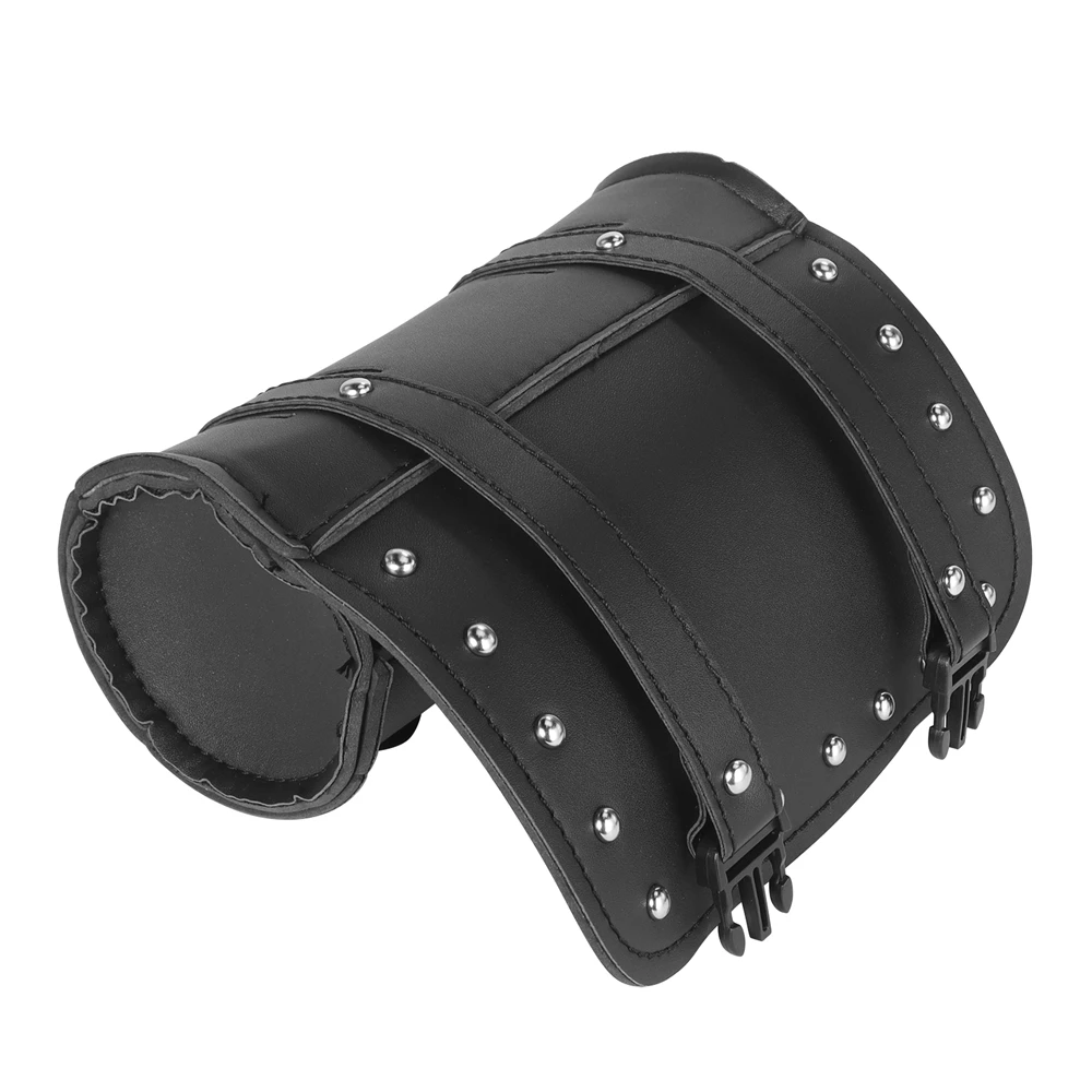 Motorrad Universal Gabeltasche Leder Satteltaschen Werkzeugtasche Aufbewahrungsbeutel Wasserdicht für Harley Sportster XL Softail Honda Yamaha – Detail 4