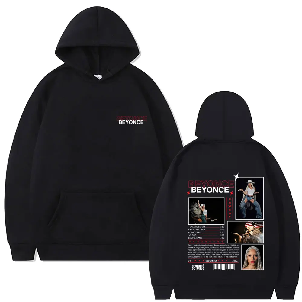

Beyonce Cowboy Carter 2025 Graphic Hoodie Men Women Casual Vintage Hooded Sweatshirt Unisex Fashion Oversized Pullover Hoodies