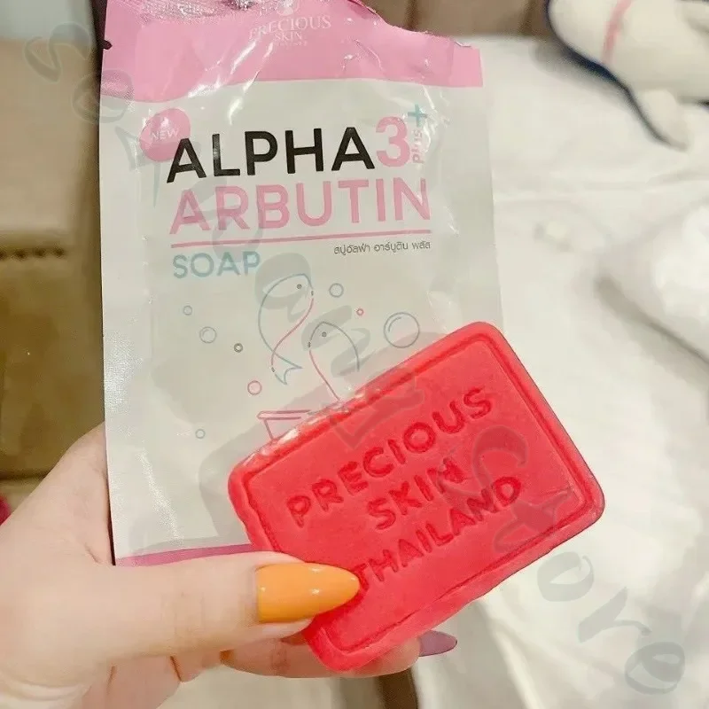 Alpha Arbutin 3 Plus Collagen Soap 80g Body Natural Brightening Smooth Cleansing Reduce Dark Spots Brightening Complexion Soap