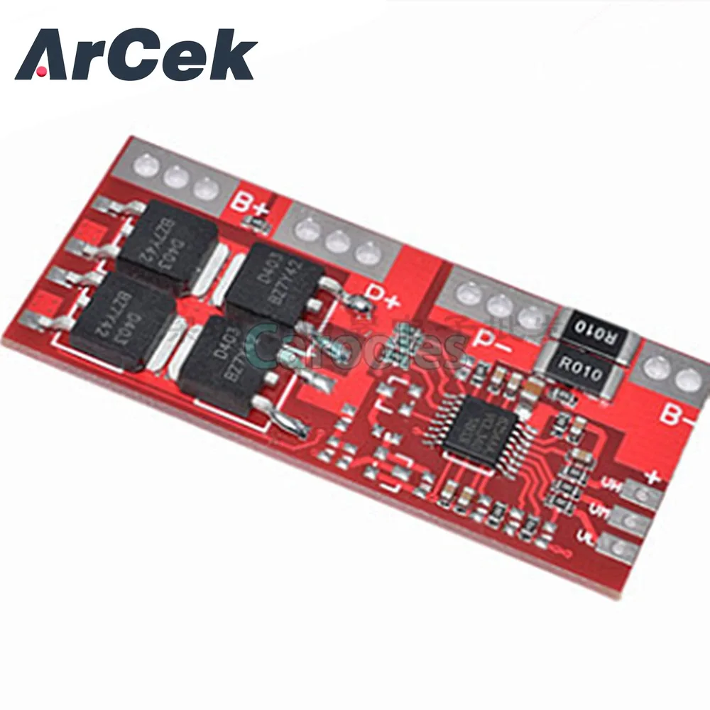 3S 30A Max Li-ion Lithium 18650 Battery Charger Module Short Circuit Overcharge Overcurrent Over Discharge Protection Board BMS