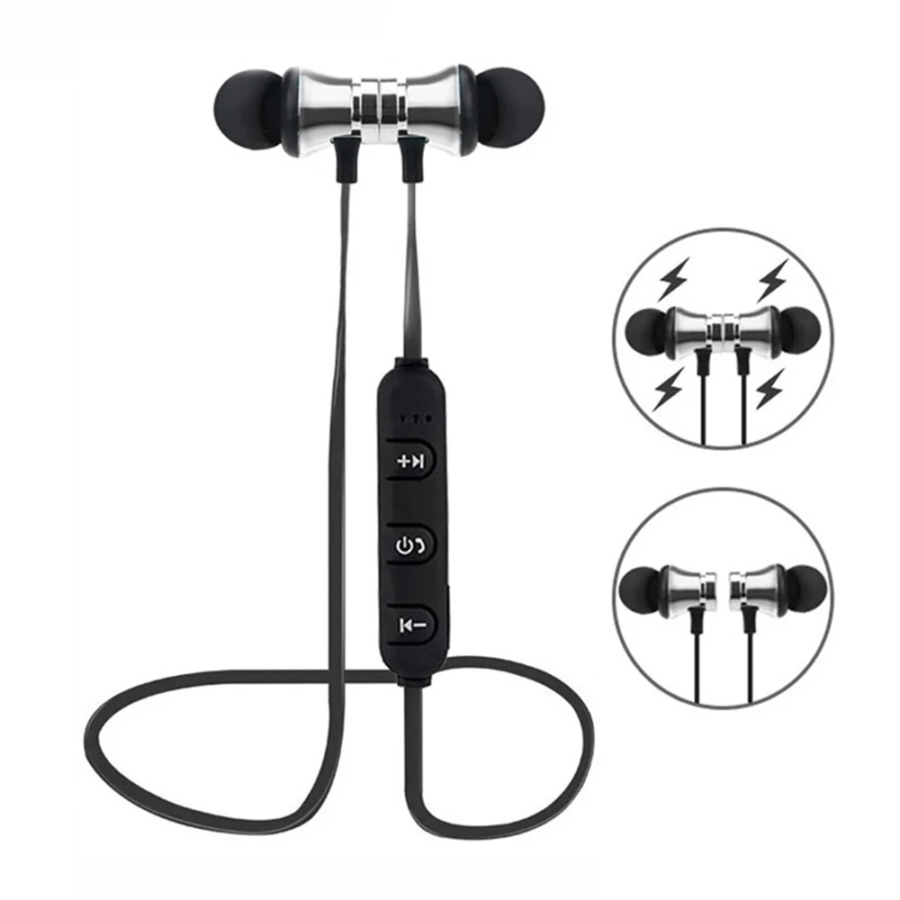 Neckband In-Ear Earphone With Mic XT11 Wireless Noise Cancelling Bluetooths Headset Sports Gaming Headphone Wired With Mic