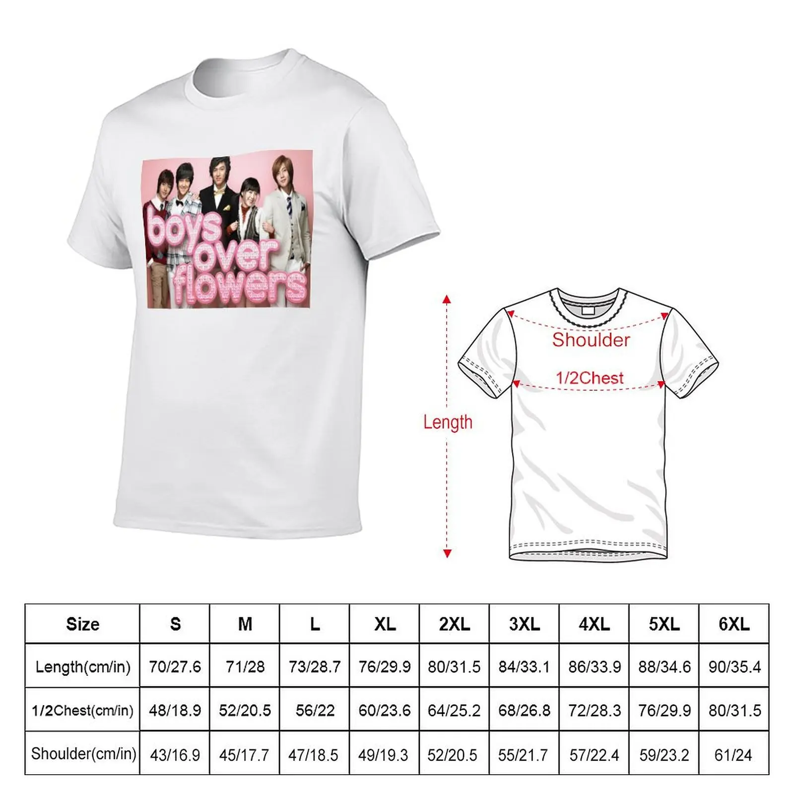 [BOYS OVER FLOWER] BOF T-Shirt Moisture Wicking Athletic T-Shirt