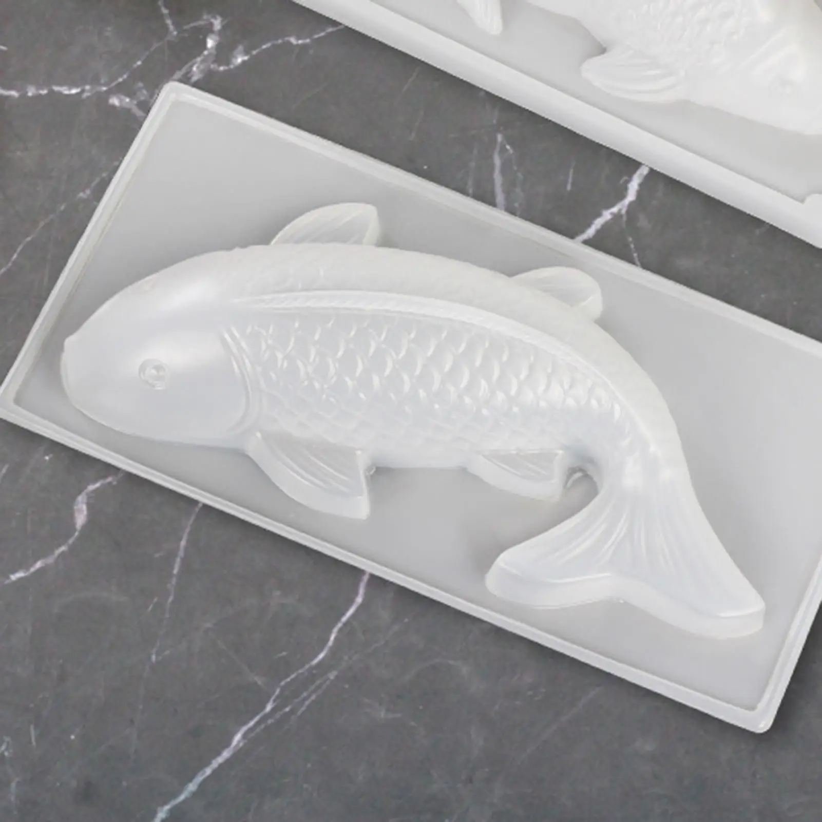 Fish Shape Mould 3D Koi Fish Shape Cake Chocolate Jelly Mould Cake Mold Chocolate Mold Rice Cakes Making Mold 3D Koi Fish Shape