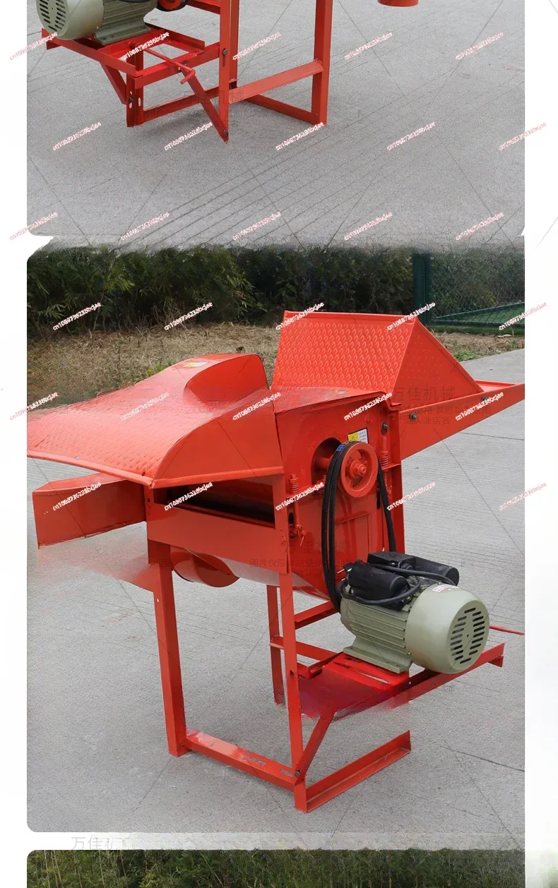 Multi-Function Thresher Small Agricultural Soybean, Wheat, Rice, Sorghum, Rapeseed Rice, Grain, Household Harvester