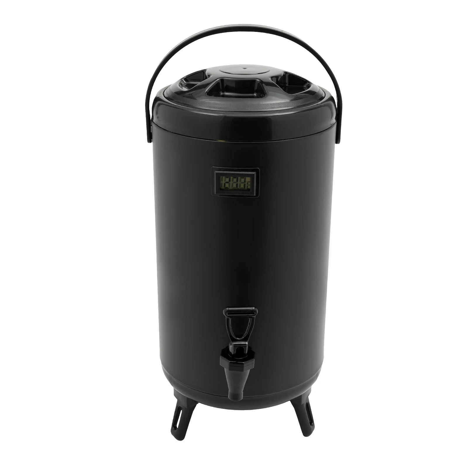 

3.17-Gallons 12L Stainless Steel Insulated Beverage Dispenser with Thermometer for Parties, Outdoor Picnics, Cafes, Buffets