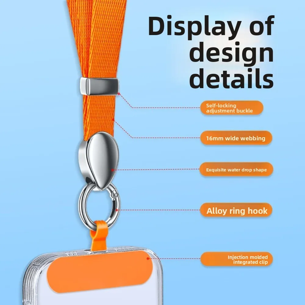 Adjustable Mobile Phone Strap Pendant Anti Loss Cell Phone Chain Handheld Anti-Lost Mobile Phone Lanyard Mobile Phone Pendant